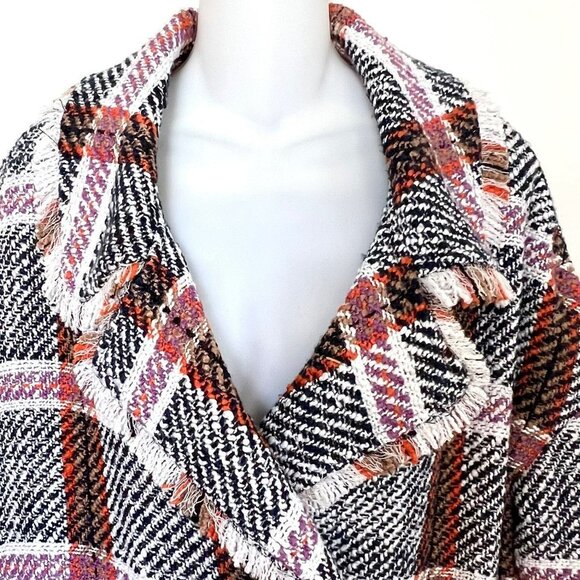 NWOT ANTHRO EVA FRANKO “CARRIE” DOUBLE BREASTED PLAID JACKET - Picture 10 of 15